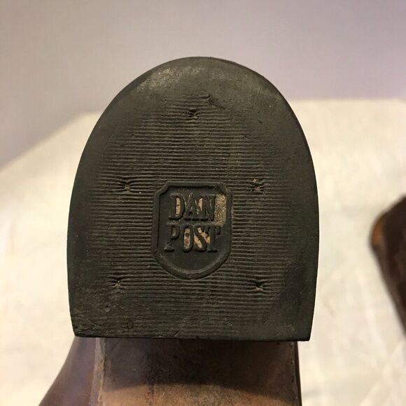 Dan Post Rich Brown Western Boots - Picture 7 of 8